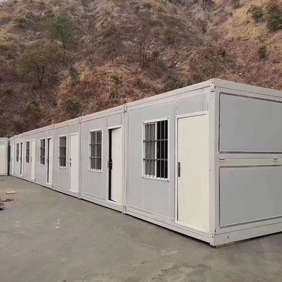 20-футовый огнестойкий сэндвич-панель сборный модульный дом для кемпинга, жилой контейнер