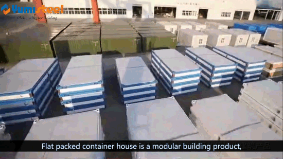 Современный портативный складной контейнерный дом с плоской упаковкой для проживания/офиса/общежития/отелей